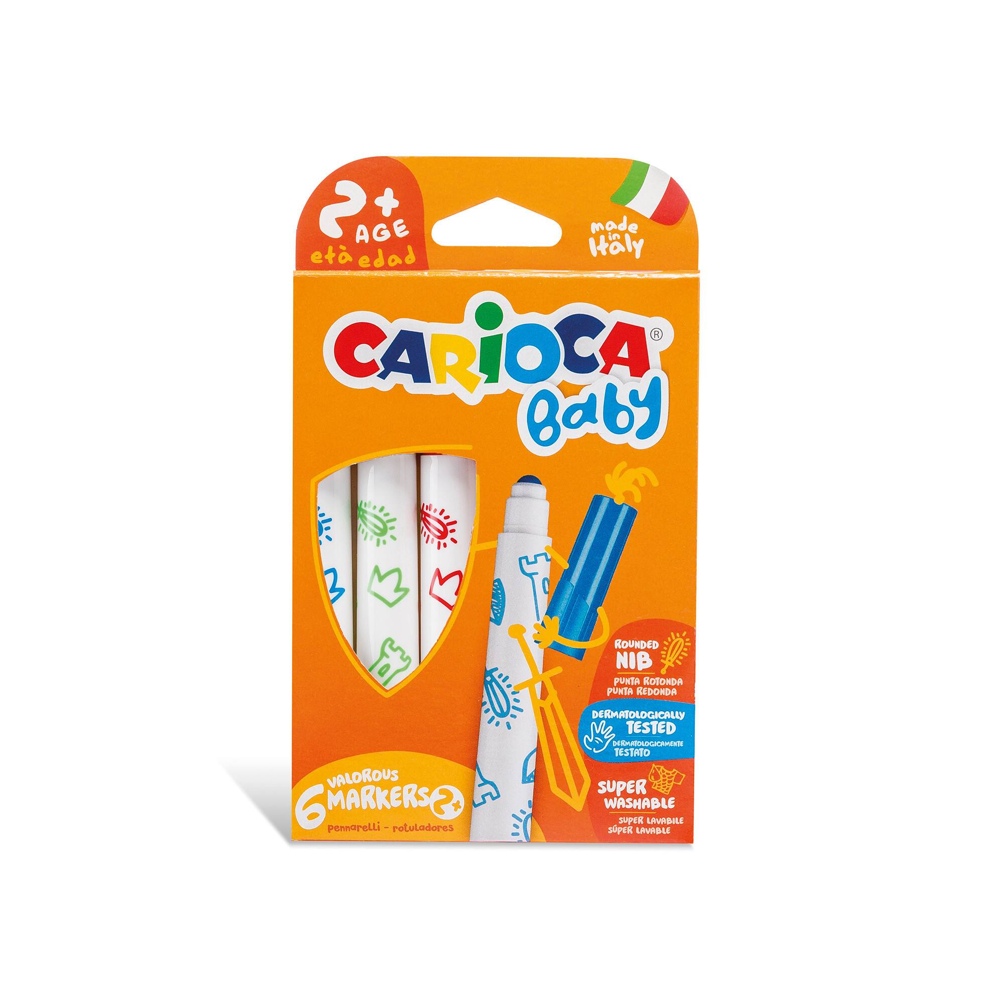 CARIOCA® Baby 6 Color Valorous Washable Marker Set